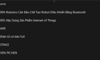 Bộ tài liệu khóa học lập trình