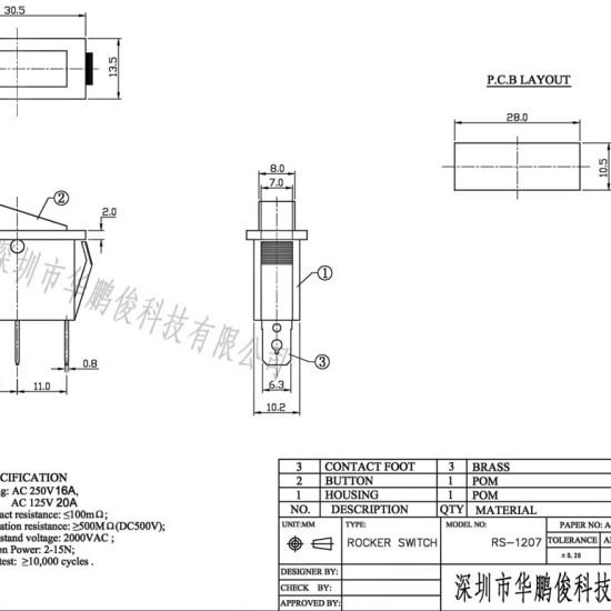 Công tắc KCD3 có đèn