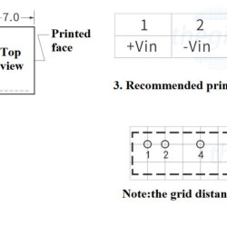 Module hạ áp nguồn cách ly 12V-5V B1205S 2WR3 Module hạ áp nguồn cách ly 12V-5V B1205S 2WR3