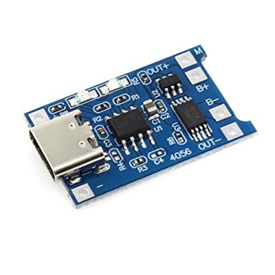 Mạch sạc và bảo vệ pin 1S USB type C pin 3.7V