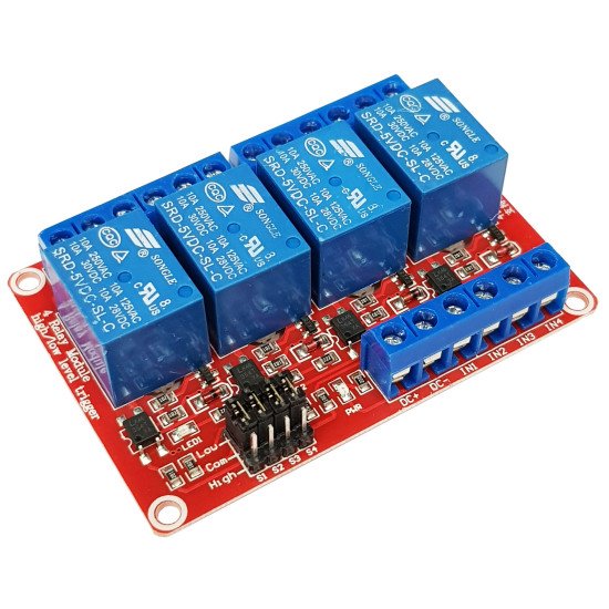 Module 4 relay  kích mức H/L 5VDC