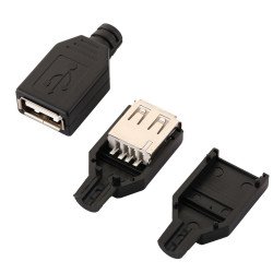 USB A cái có vỏ USB A cái có vỏ