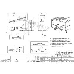 Công tắc hành trình nhỏ KW10-1A-13.5