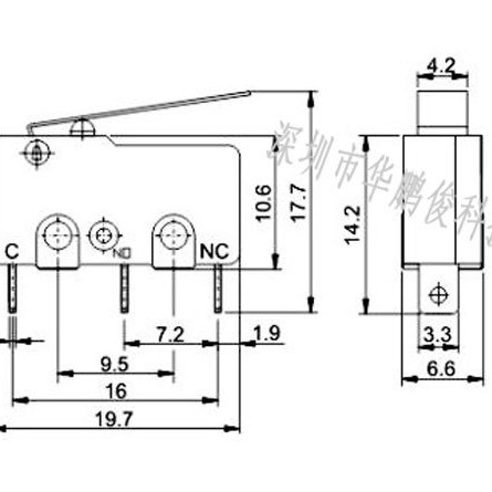 Công tắc hành trình trung KW11-B