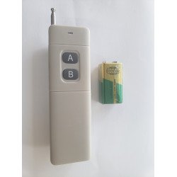 Remote RF 433Mhz 2 nút bấm 1000m Remote RF 433Mhz 2 nút bấm 1000m