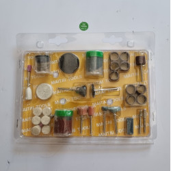 Bộ phụ kiện khoan cắt, mài, đánh bóng 105 món Bộ phụ kiện khoan cắt, mài, đánh bóng 105 món