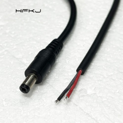 Jack DC 5.5*2.1mm đực kèm dây 18awg