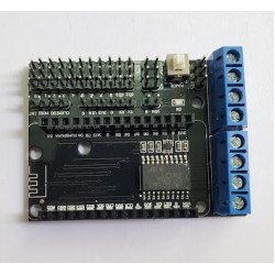 Đế ra chân ESP8266 NodeMCU lua + motor driver L293D