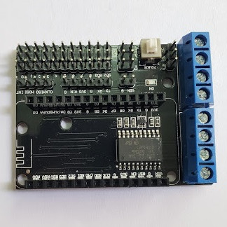 Đế ra chân ESP8266 NodeMCU lua + motor driver L293D Đế ra chân ESP8266 NodeMCU lua + motor driver L293D