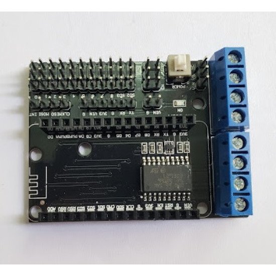 Đế ra chân ESP8266 NodeMCU lua + motor driver L293D