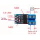 Mạch điều khiển PWM mosfet 15A Mạch điều khiển PWM mosfet 15A