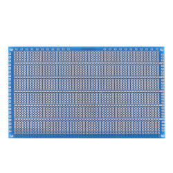 Test board hàn 1 mặt phủ xanh 10x15cm lỗ đôi