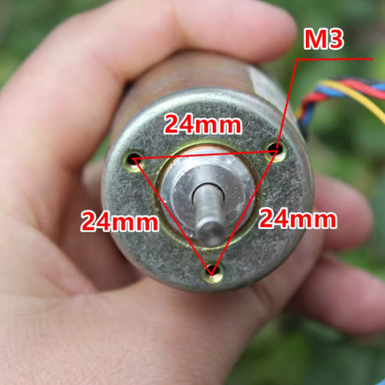 Động cơ 12-36V encoder 120ppr