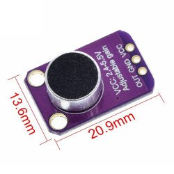 Cảm biến âm thanh Microphone MAX4466 Cảm biến âm thanh Microphone MAX4466