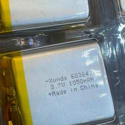 Pin Lithium Lipo 3.7V 1050mAh XUNDS603643