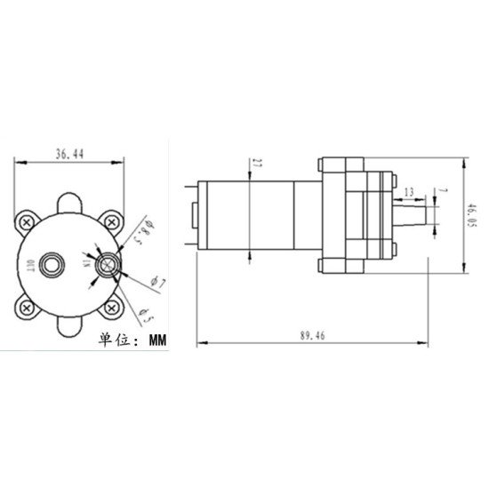 Động cơ bơm 12VDC