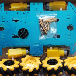 Bộ khung xe 4 bánh Mecanum 4WD-S 2 tầng
