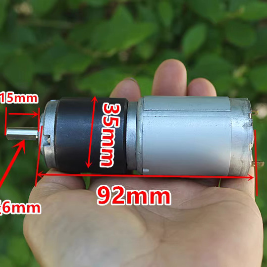 Động cơ giảm tốc 540 5-15VDC 5 vòng/phút