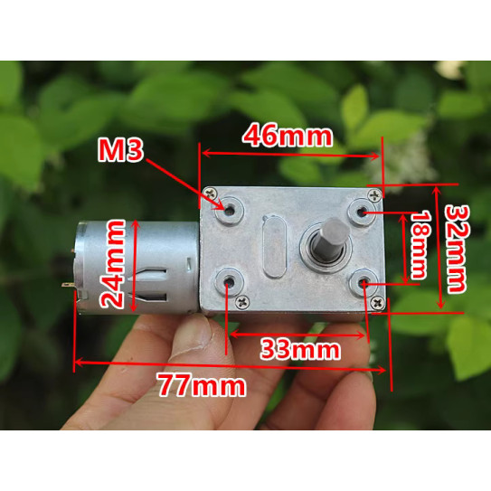 Động cơ giảm tốc 370 3-8VDC 240 vòng/phút