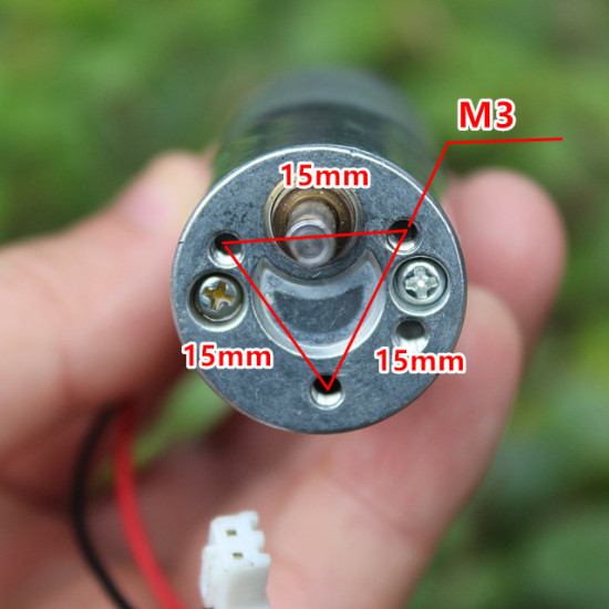 Động cơ giảm tốc 370 6VDC 22 vòng/phút
