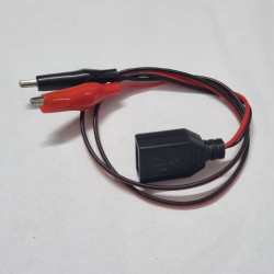 Cáp USB cái + kẹp cá sấu