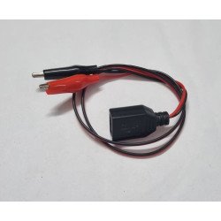 Cáp USB cái + kẹp cá sấu