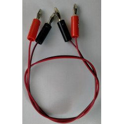 Dây nối 2 đầu Jack bắp chuối 50cm Dây nối 2 đầu Jack bắp chuối 50cm