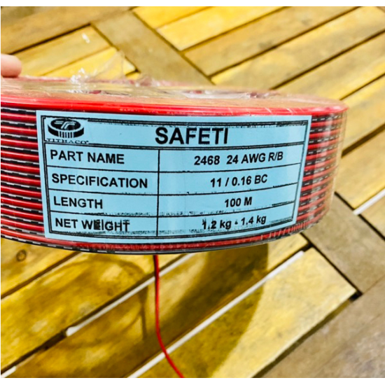 Dây điện đôi mềm SAFETI 1.76 mm 24AWG (1 mét)