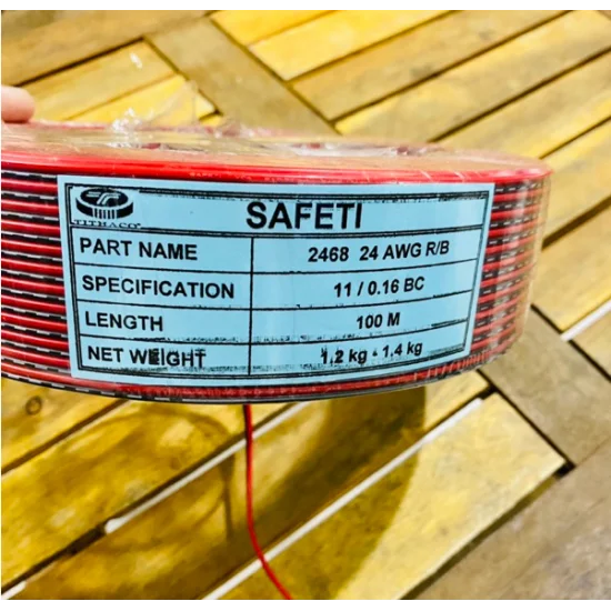 Dây điện đôi mềm SAFETI 1.76 mm 24AWG (1 mét)