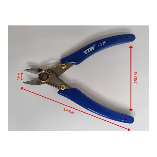 Kìm cắt chân linh kiện thép không ghỉ YTH125