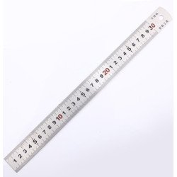 Thước thép không ghỉ 30cm Thước thép không ghỉ 30cm