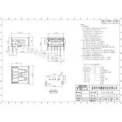 USB Type A cái 90 độ USB Type A cái 90 độ