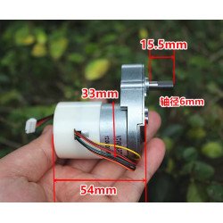 Động cơ giảm tốc 12VDC encoder 65 vòng/phút