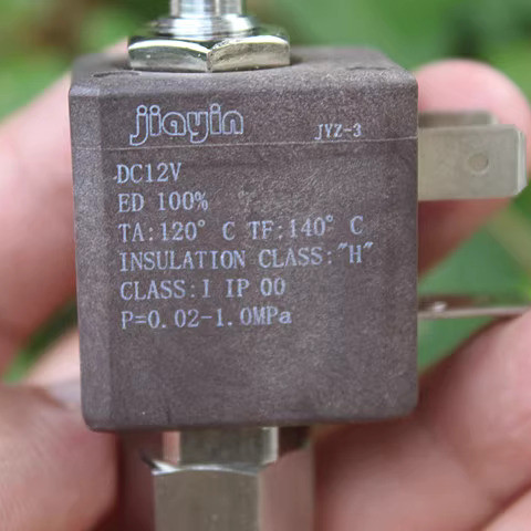 Van điện từ 12V thường mở, thép không ghỉ
