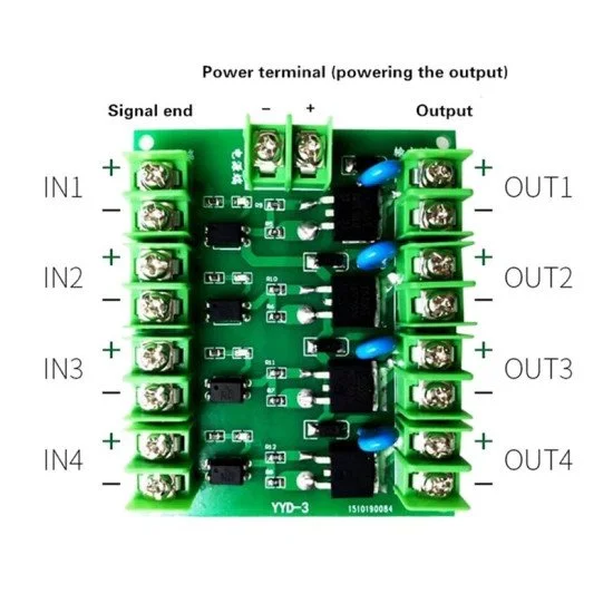 Mạch điều khiển PWM mosfet 4 kênh