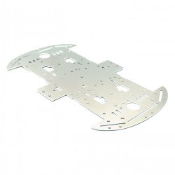 Khung nhôm xe robot 4WD