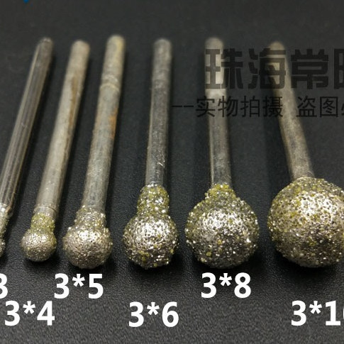 Đầu mài kim cương hình cầu tròn