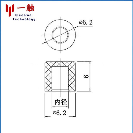 Chụp nhựa cho nút nhấn 4 chân 6x6mm