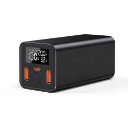 Box sạc dự phòng 4 cell 21700 vỏ nhôm 65W