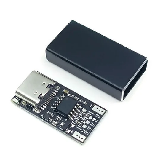 Mạch mồi sạc nhanh PQ/QC ngõ ra cấu hình được Mạch mồi sạc nhanh PQ/QC ngõ ra cấu hình được