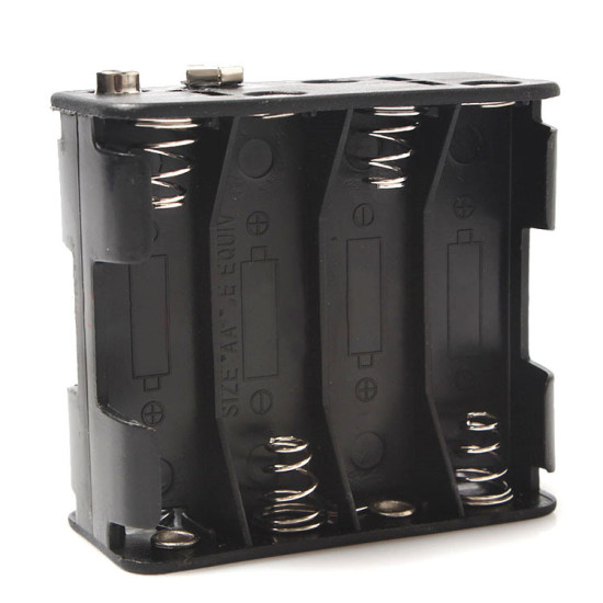 Đế 8 pin AA ra jack pin vuông