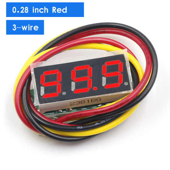 Vol kế điện tử 3 dây 0.36 inch 0-30VDC