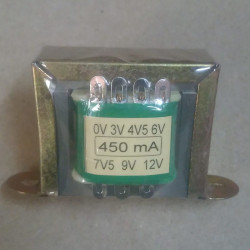 Biến áp 450mA nhiều ngõ ra
