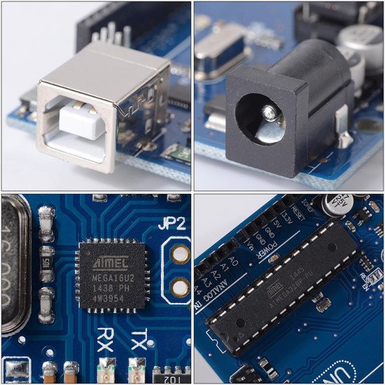 Arduino Uno R3 chip dip, chip real