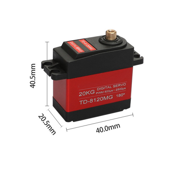 Động cơ RC servo TD8120MG 180 độ 20kg Động cơ RC servo TD8120MG 180 độ 20kg
