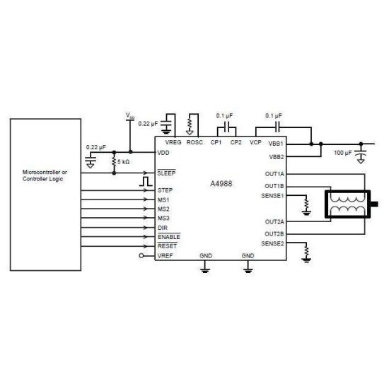 Mạch điều khiển động cơ bước A4988