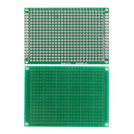 Test board hàn 1 mặt phủ xanh 5x7cm