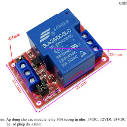 Module 1 Relay 5VDC 30A