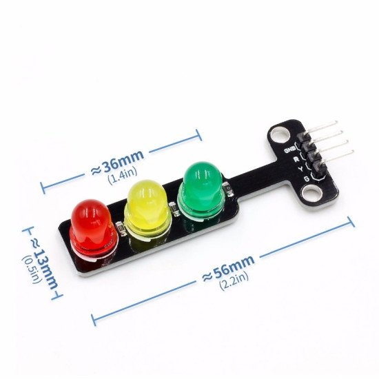 Mạch hiển thị led đèn giao thông traffic light