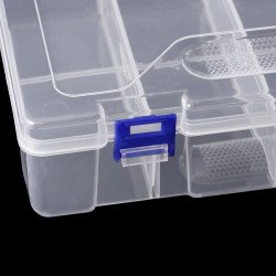 Hộp đựng linh kiện 8 ngăn 2 tầng nhựa